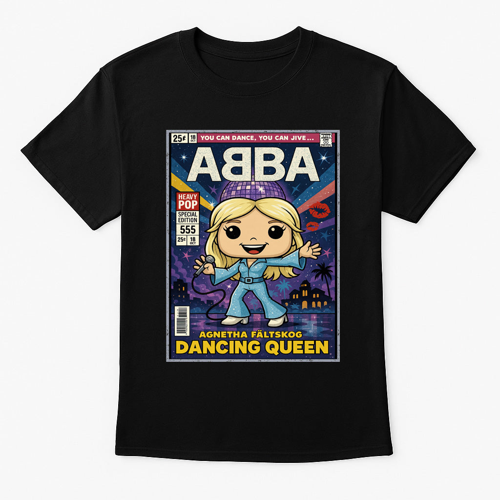 ABBA Dancing Queen Pop Disco Funko Pop Style Unisex T-Shirt