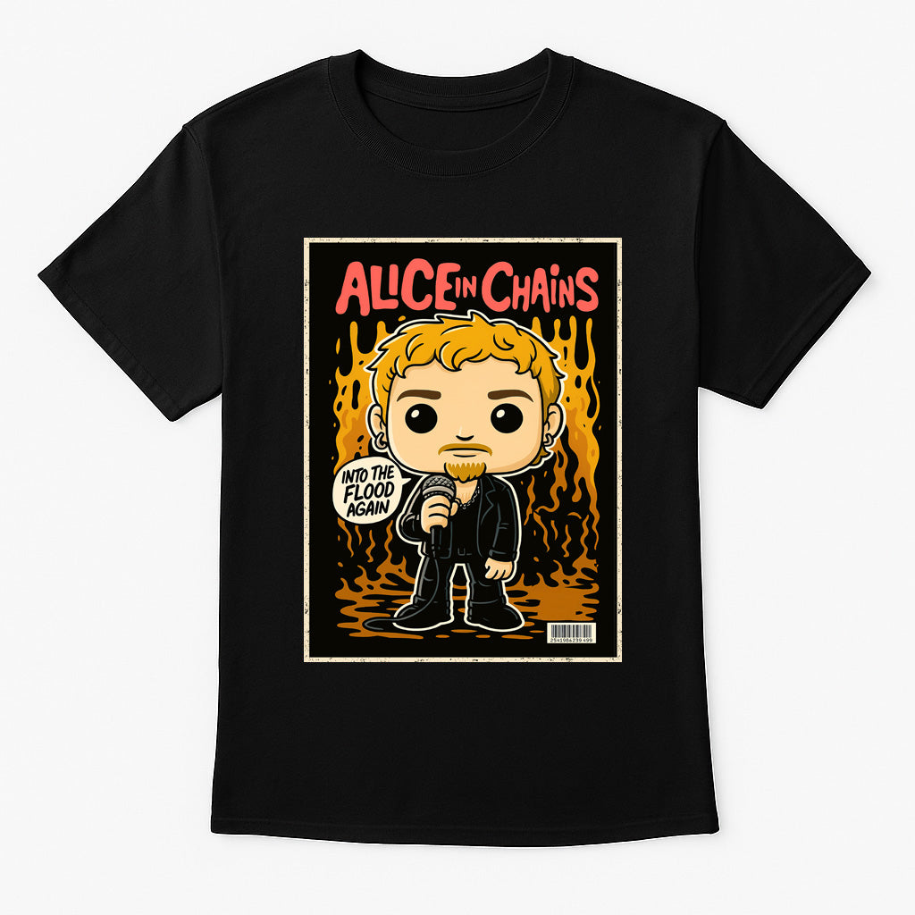 Alice In Chains Into The Flood Again Grunge Funk Pop Style Unisex T-Shirt