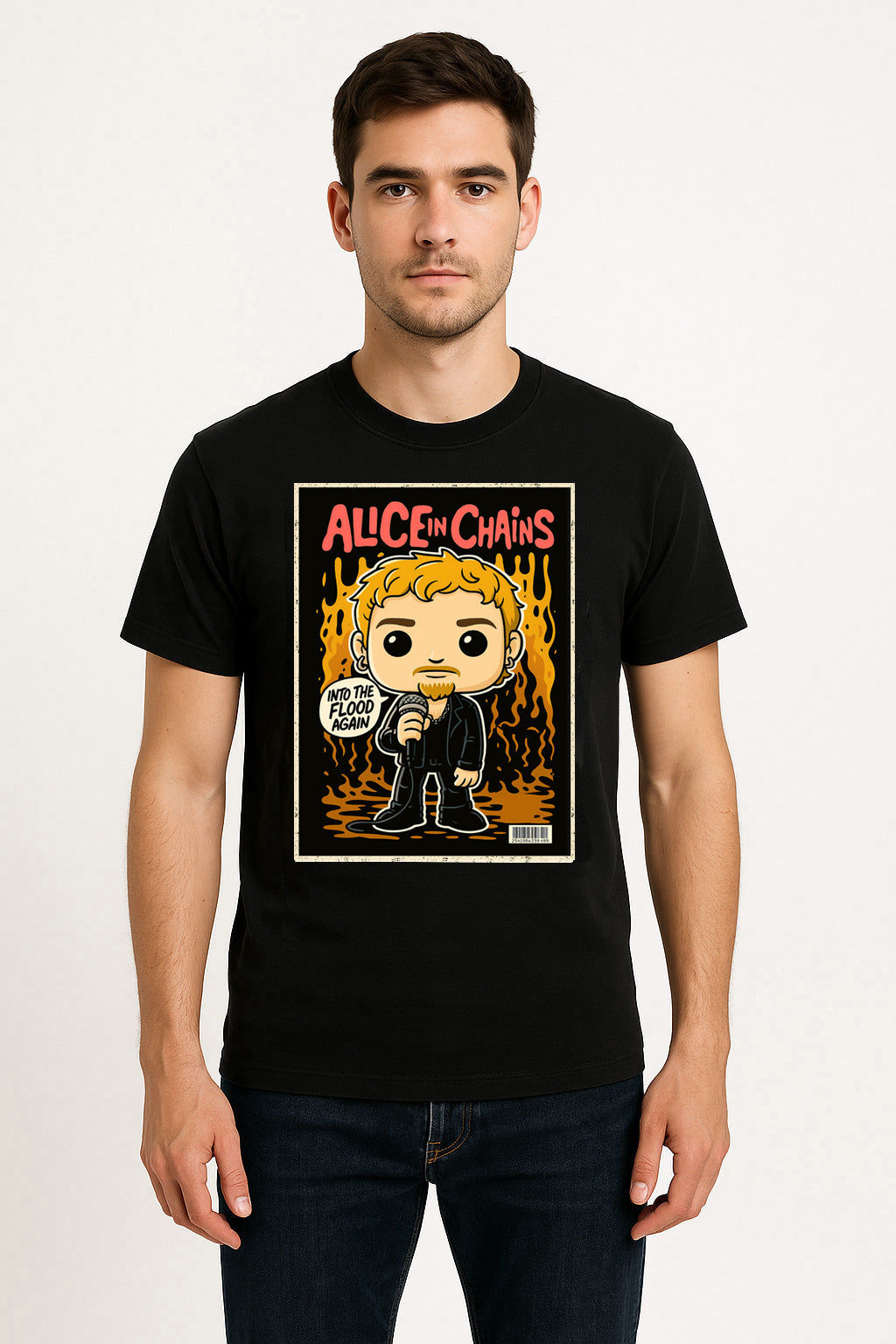 Alice In Chains Into The Flood Again Grunge Funk Pop Style Unisex T-Shirt