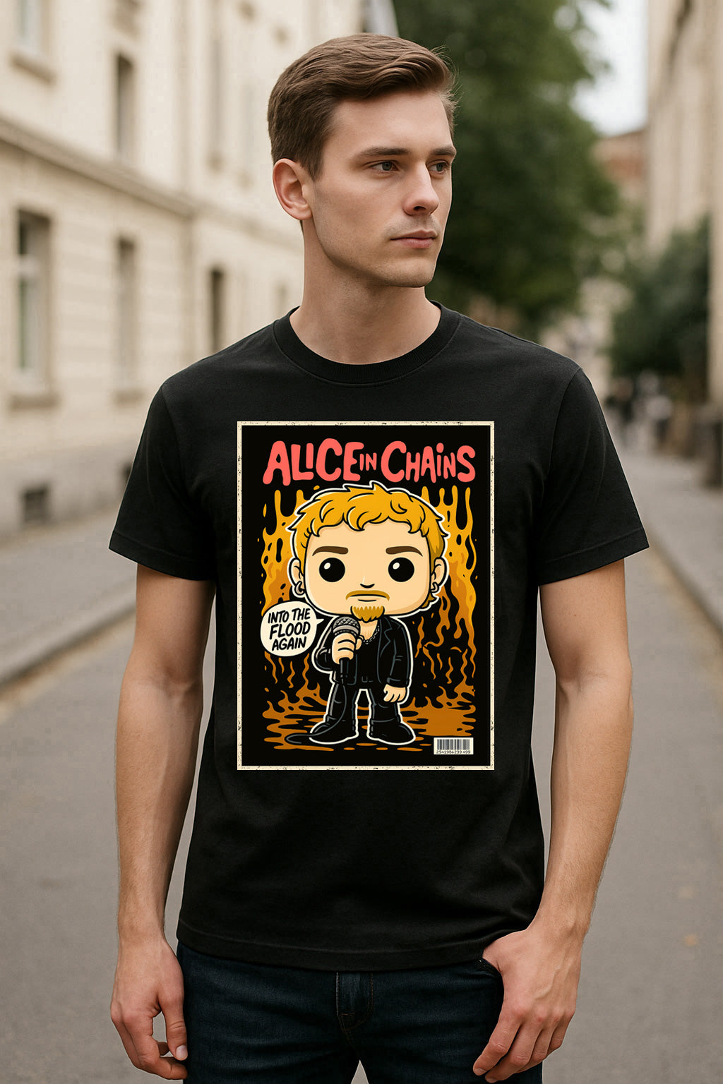 Alice In Chains Into The Flood Again Grunge Funk Pop Style Unisex T-Shirt