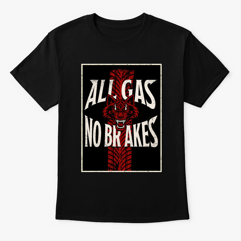 Jacob Fatu All Gas No Brakes Retro Wrestling Unisex T-Shirt Samoan Werewolf Tee