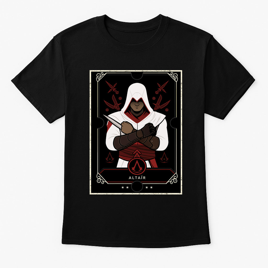 Altaïr Unisex Assassin Brotherhood T-Shirt – Assassin’s Creed Legendary Stealth Tee
