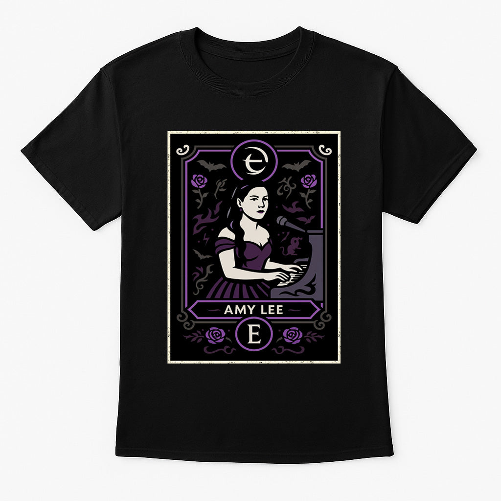 Evanescence Amy Lee Retro Rock Unisex T-Shirt Gothic Band Tee