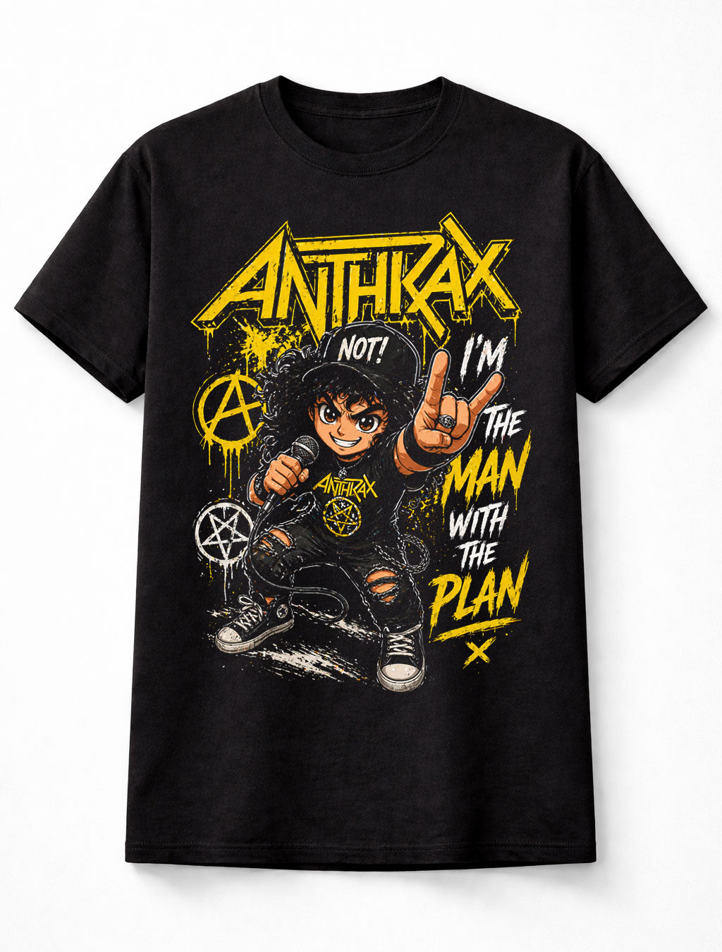 Anthrax Thrash Metal Band Rock Graphic Quote Unisex T-Shirt