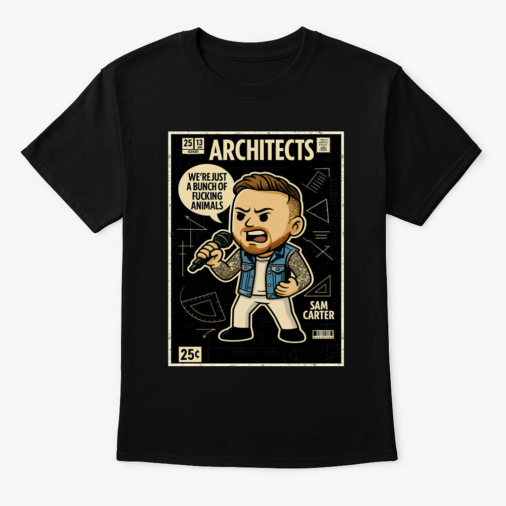 Architects Animals Metalcore Funk Pop Style Unisex T-Shirt