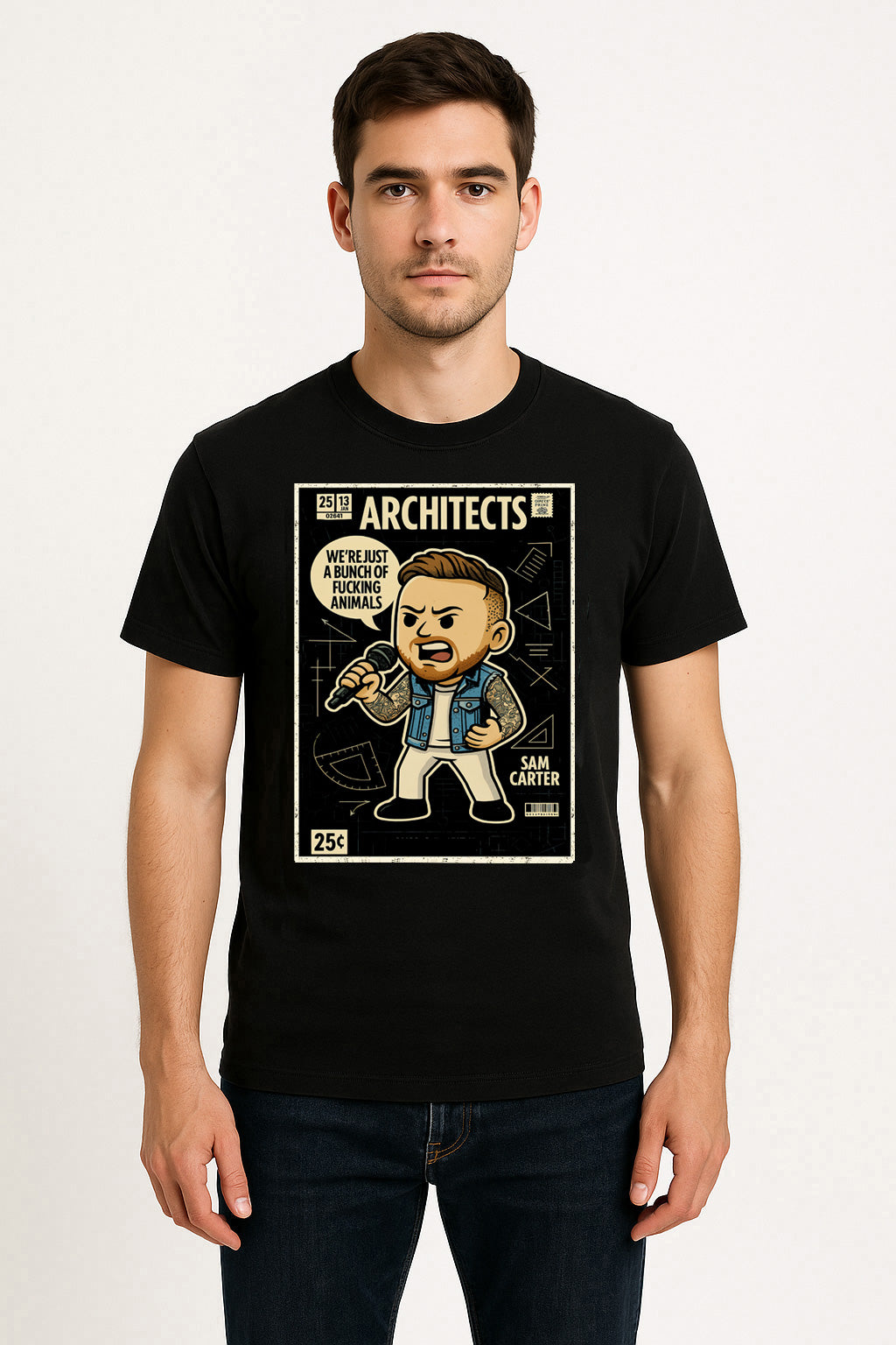 Architects Animals Metalcore Funk Pop Style Unisex T-Shirt