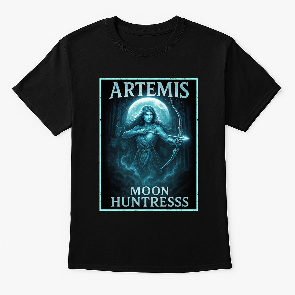 Artemis Moon Huntress Unisex Greek Goddess T-Shirt