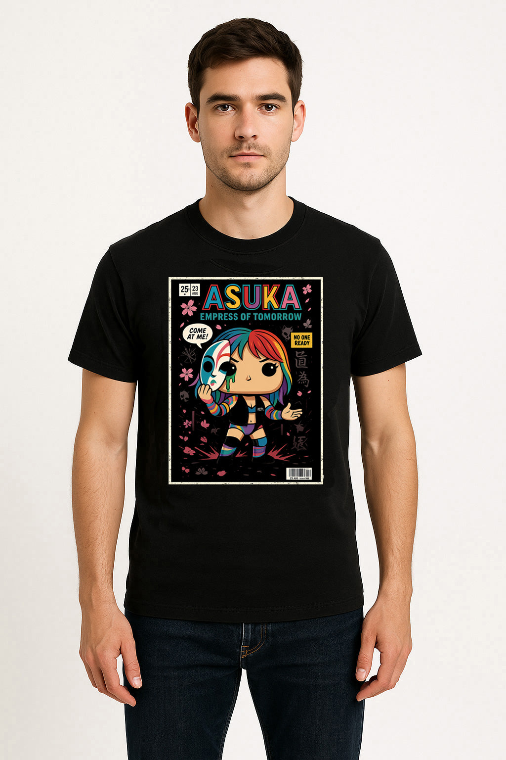 Asuka “Empress of Tomorrow” Funko Pop Style Unisex T-Shirt WWE Comic Style