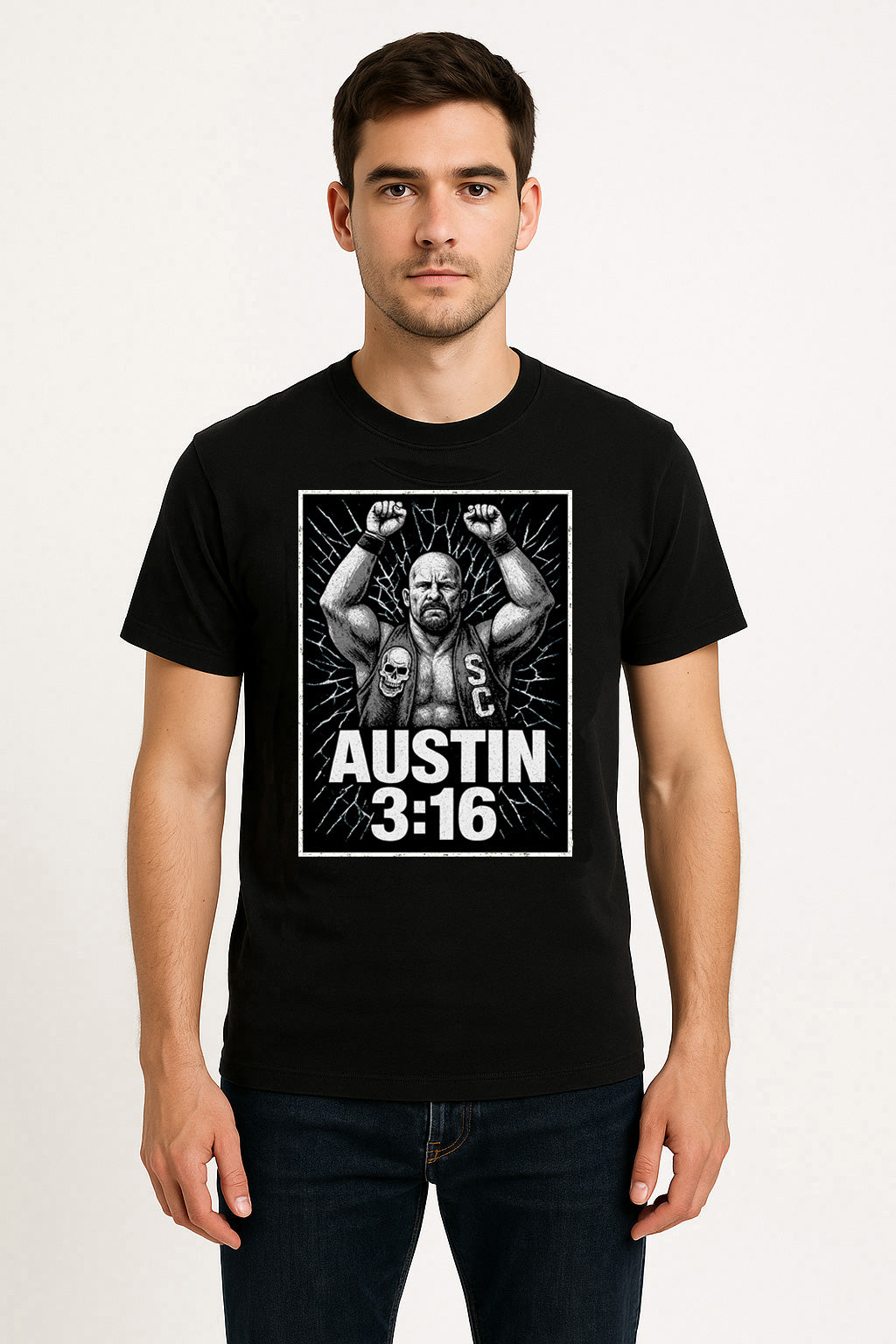 Stone Cold Steve Austin Austin 3:16 Retro Wrestling Unisex T-Shirt Attitude Era Tee