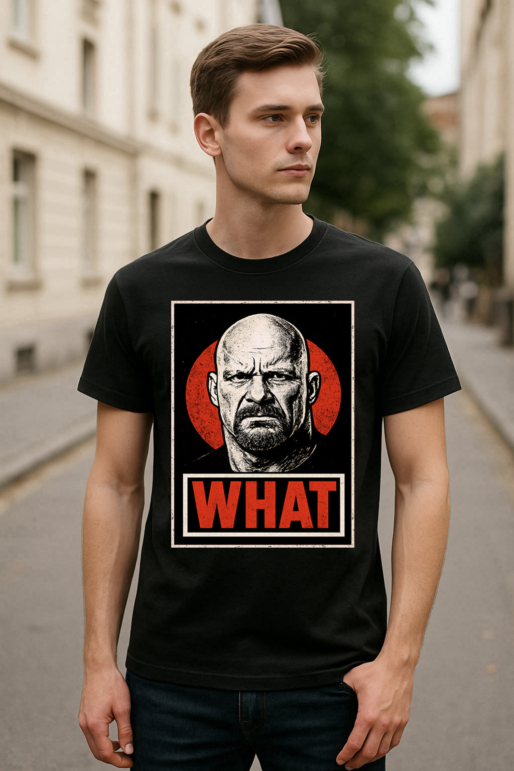 Stone Cold Steve Austin What Retro Wrestling Unisex T-Shirt Attitude Era Tee