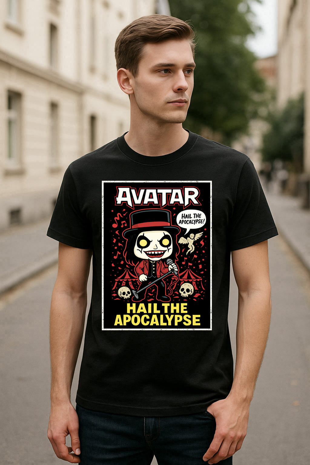 Avatar Hail The Apocalypse Melodic Metal Funko Pop Style Unisex T-Shirt