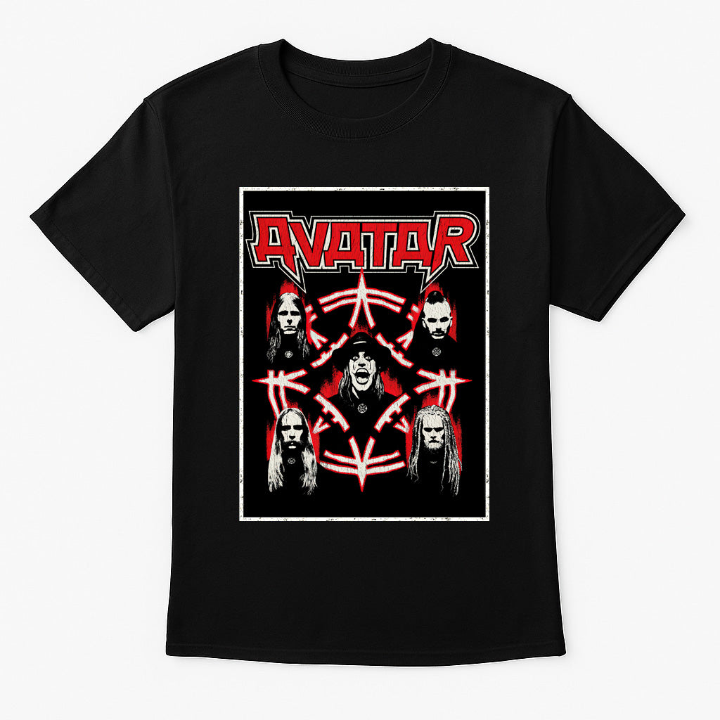 Avatar Band Poster – Metal Circus Unisex T-Shirt Modern Metal Band Merch Tee