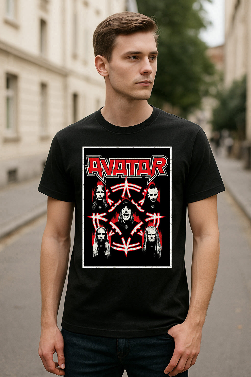 Avatar Band Poster – Metal Circus Unisex T-Shirt Modern Metal Band Merch Tee