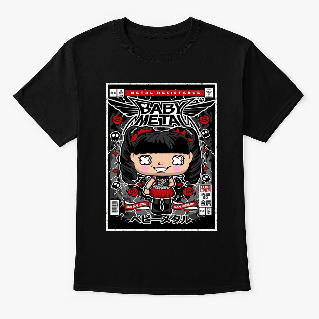 Babymetal Metal Resistance Kawaii Metal Funko Pop Style Unisex T-Shirt