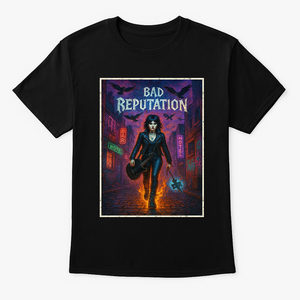 Joan Jett Bad Reputation Unisex T-Shirt Punk Rock Rebel Tee