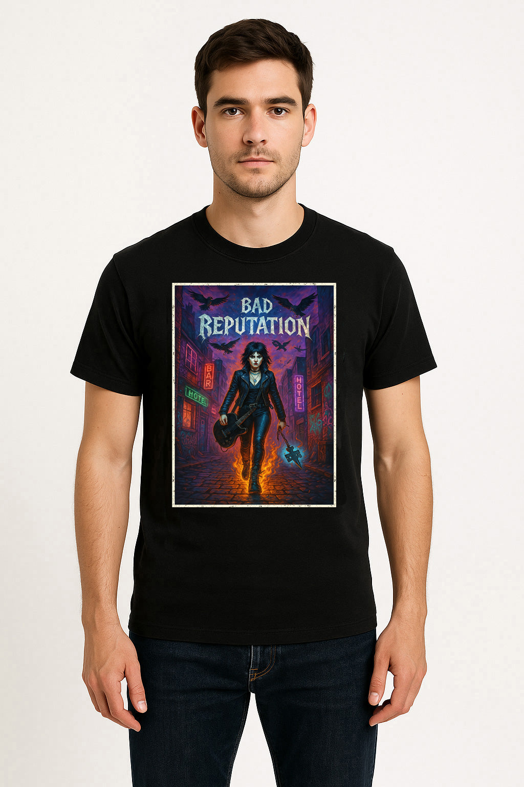 Joan Jett Bad Reputation Unisex T-Shirt Punk Rock Rebel Tee