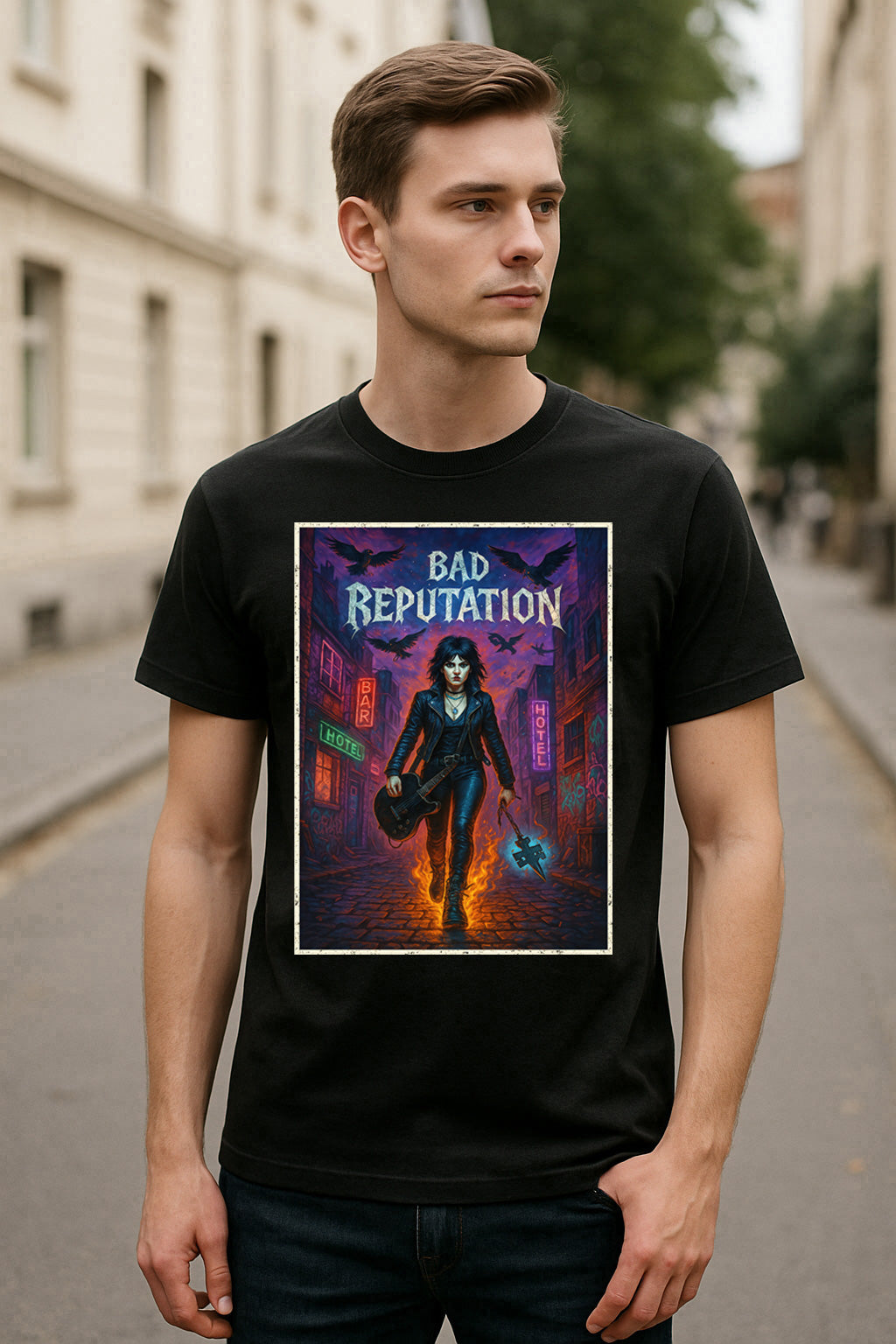 Joan Jett Bad Reputation Unisex T-Shirt Punk Rock Rebel Tee