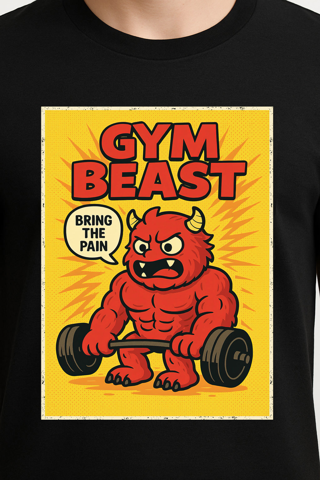 Gym Beast Unisex Adult & Kids T-Shirt – Bring the Pain