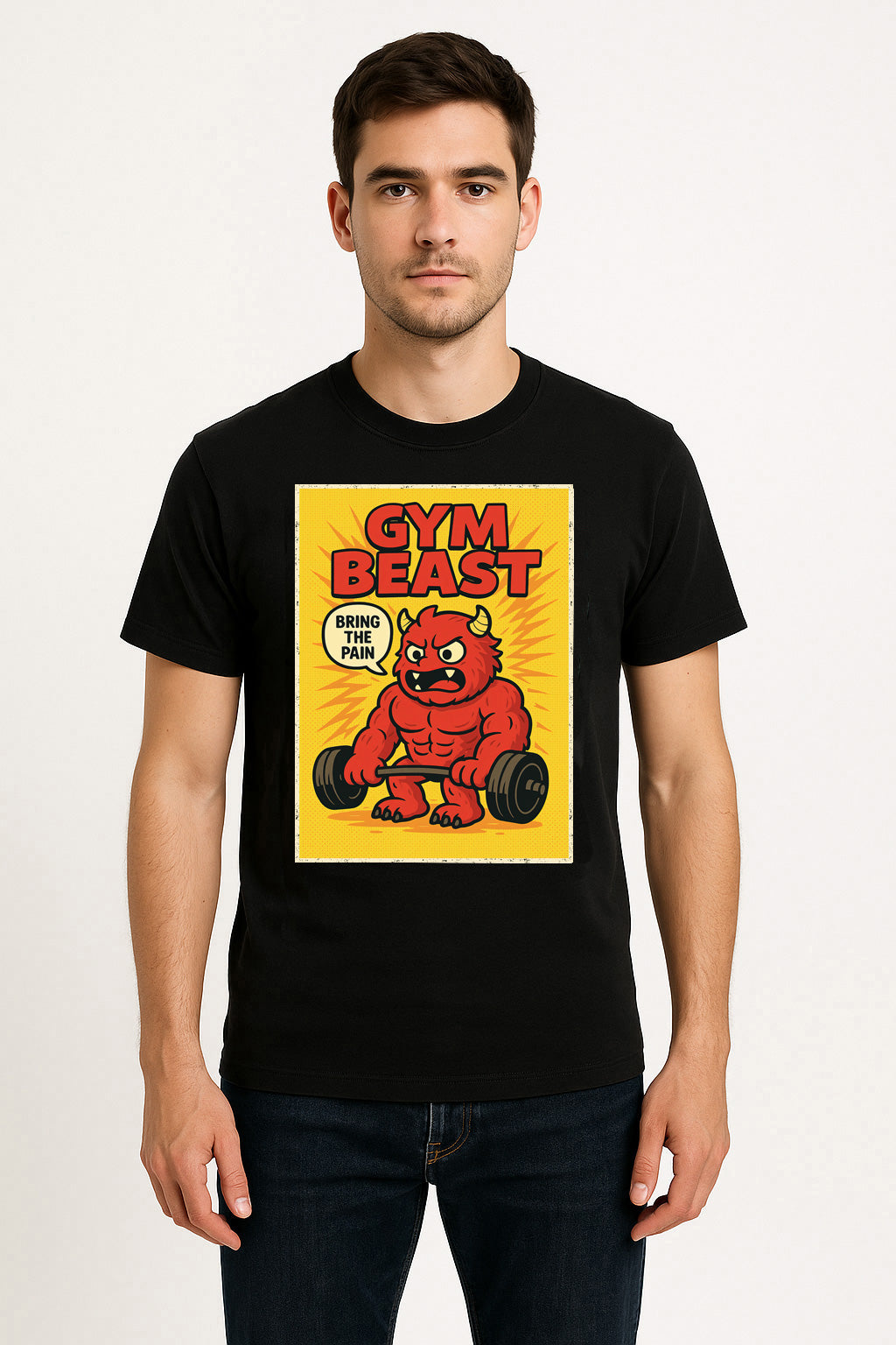 Gym Beast Unisex Adult & Kids T-Shirt – Bring the Pain