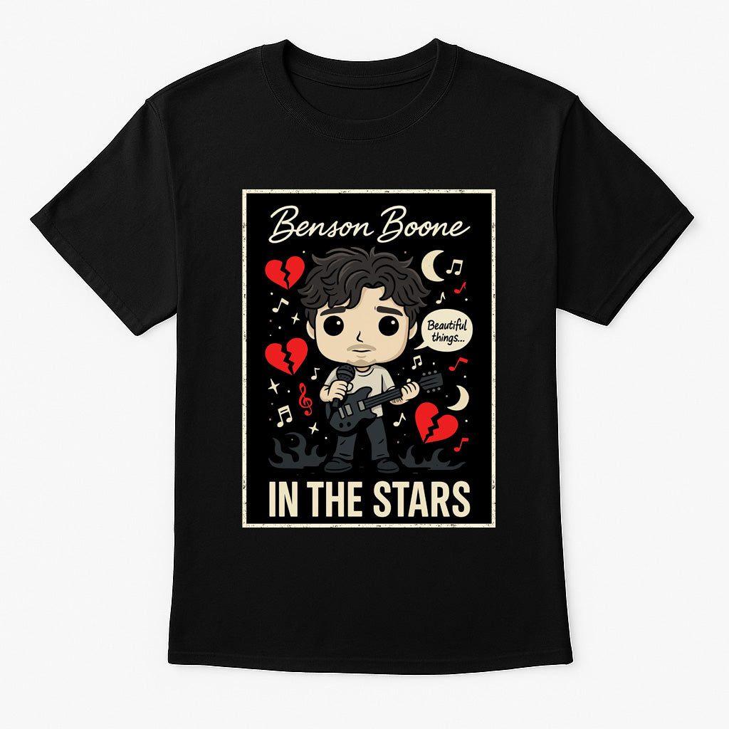 Benson Boone In The Stars Pop Funko Pop Style Unisex T-Shirt