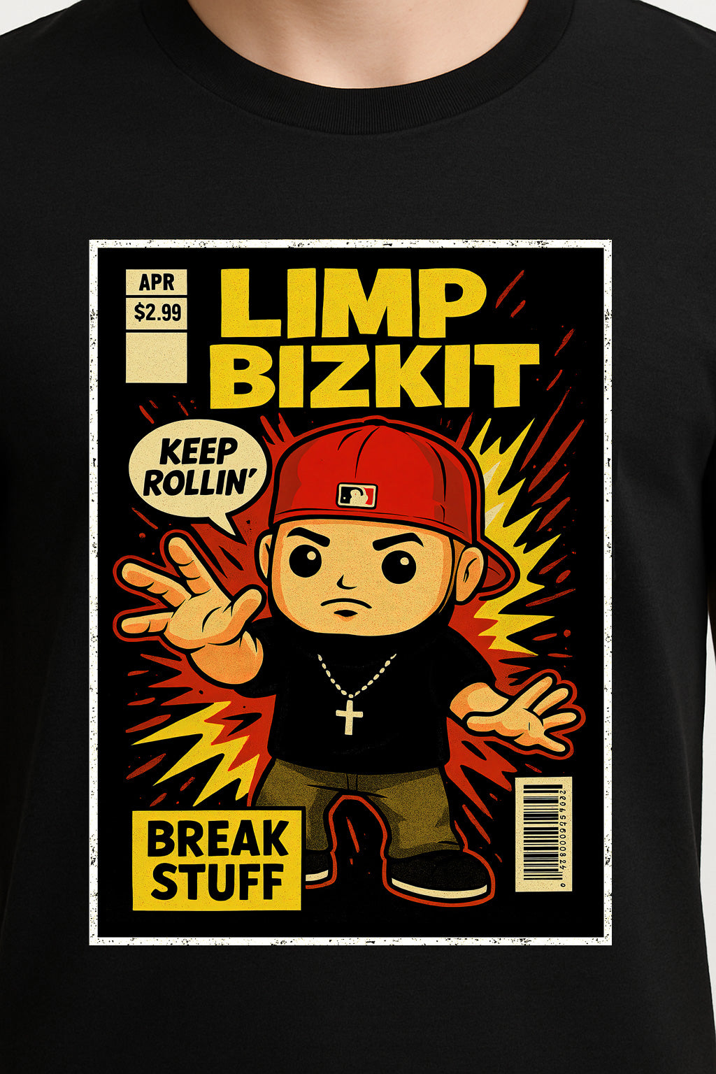 Limp Bizkit “Keep Rollin’” Unisex T-Shirt – Nu Metal Icon Break Stuff Era Band Graphic Tee