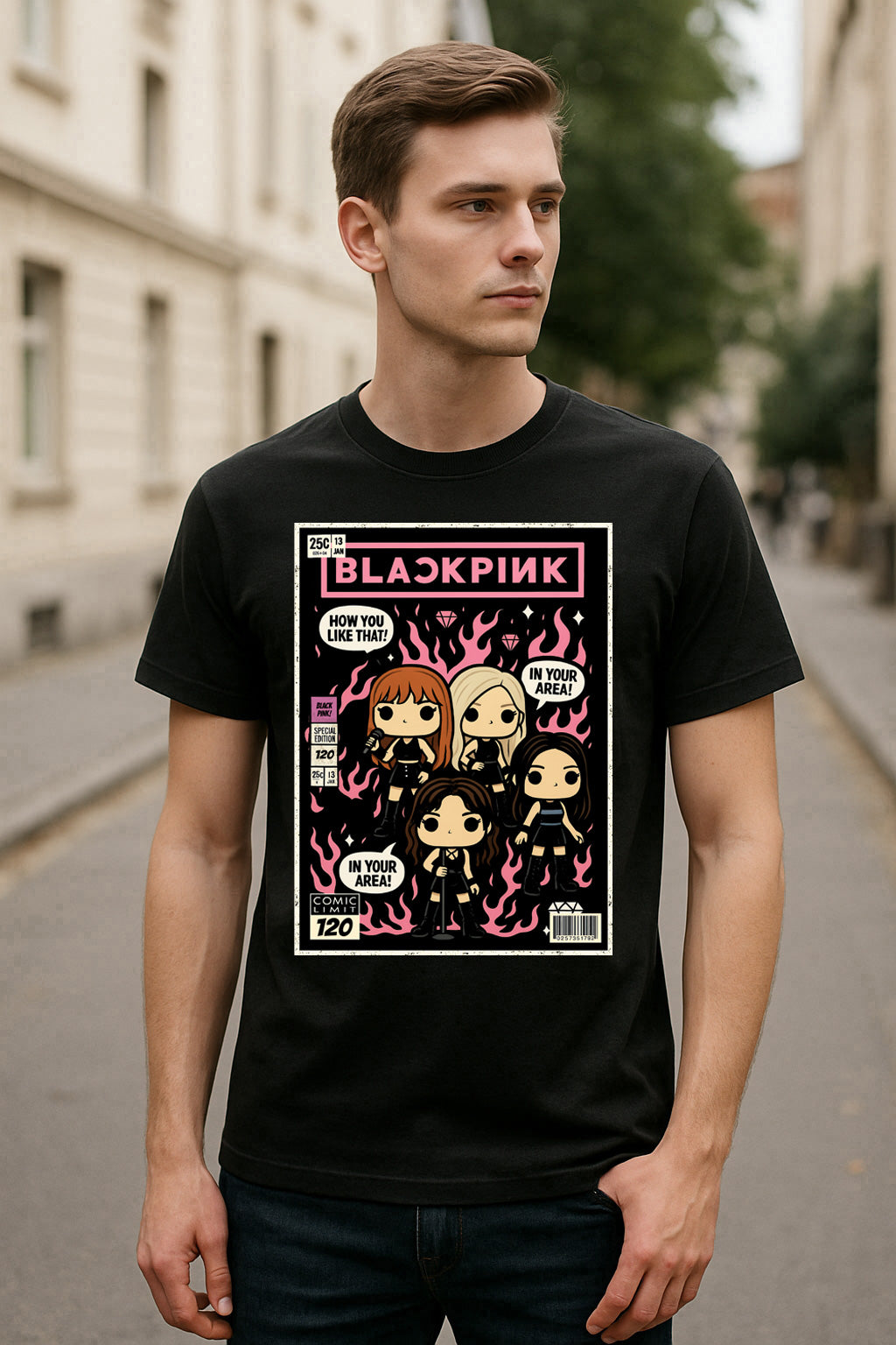 Blackpink How You Like That K-Pop Funko Pop Style Unisex T-Shirt
