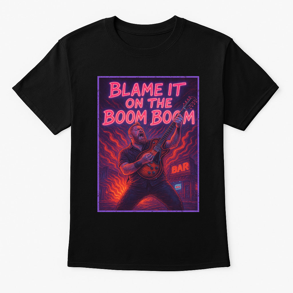 Black Stone Cherry Blame It on the Boom Boom Unisex T-Shirt | Southern Rock Guitar Tee