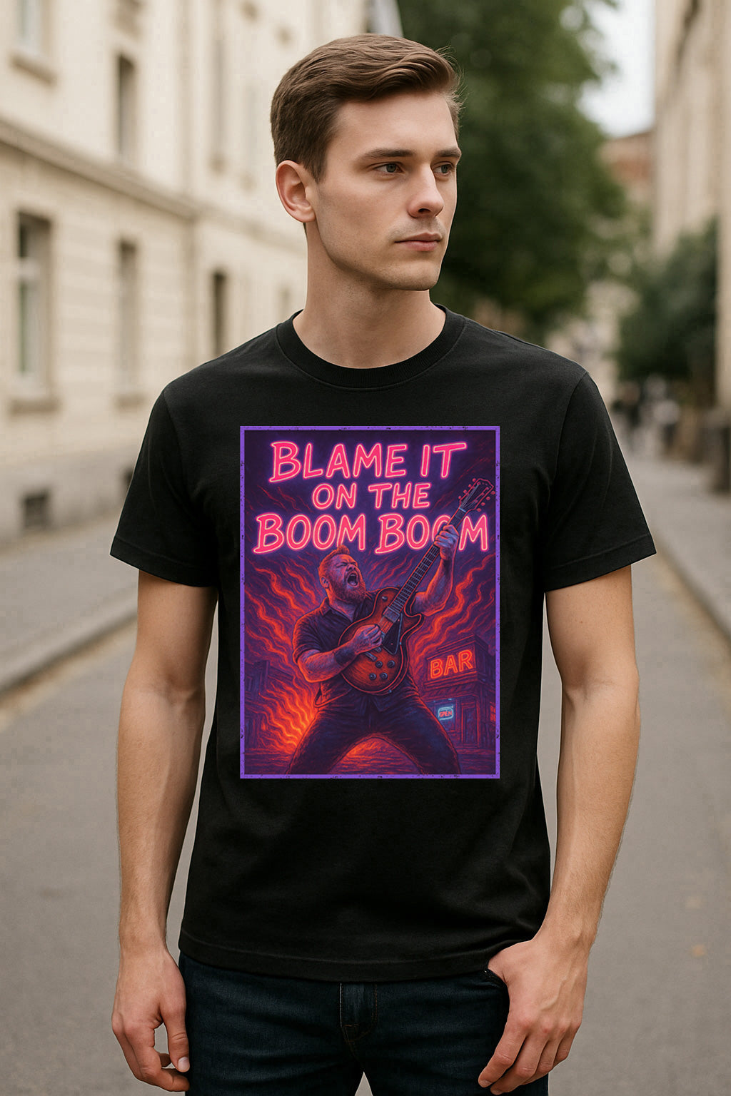Black Stone Cherry Blame It on the Boom Boom Unisex T-Shirt | Southern Rock Guitar Tee