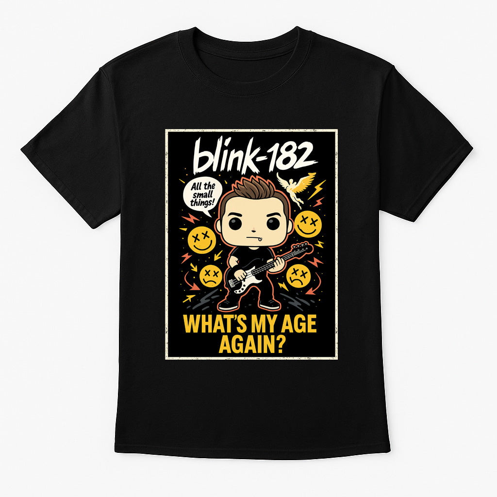 Blink 182 Whats My Age Again Pop Punk Funko Pop Style Unisex T-Shirt