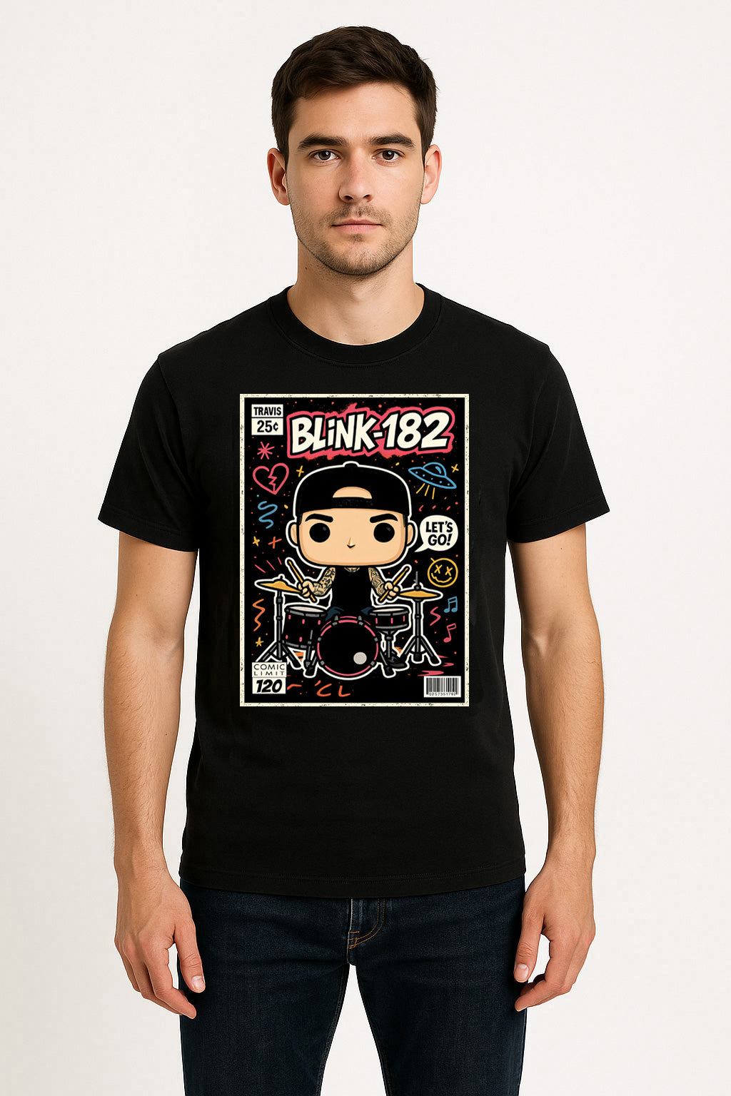 Blink 182 Lets Go Pop Punk Funk Pop Style Unisex T-Shirt