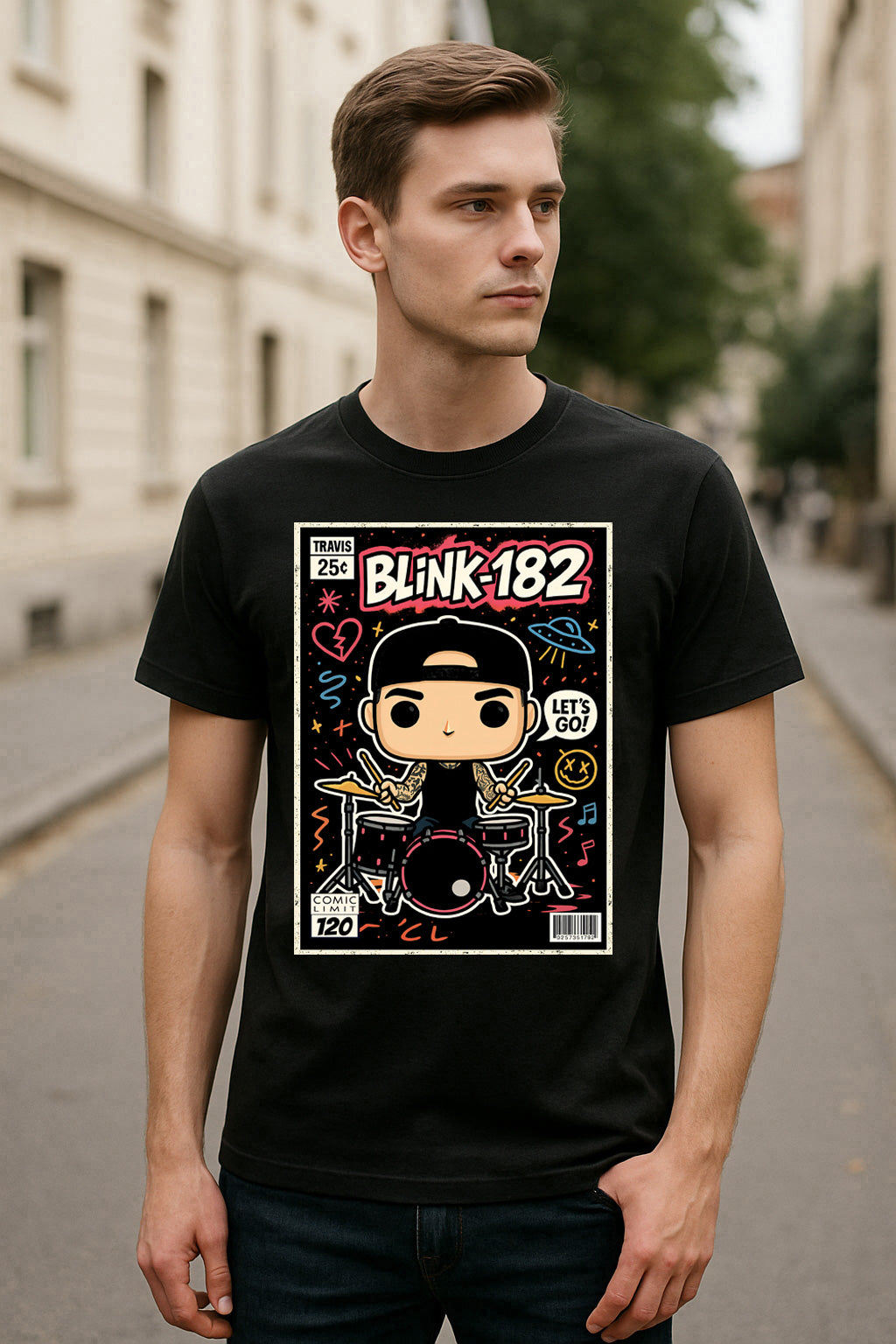 Blink 182 Lets Go Pop Punk Funk Pop Style Unisex T-Shirt