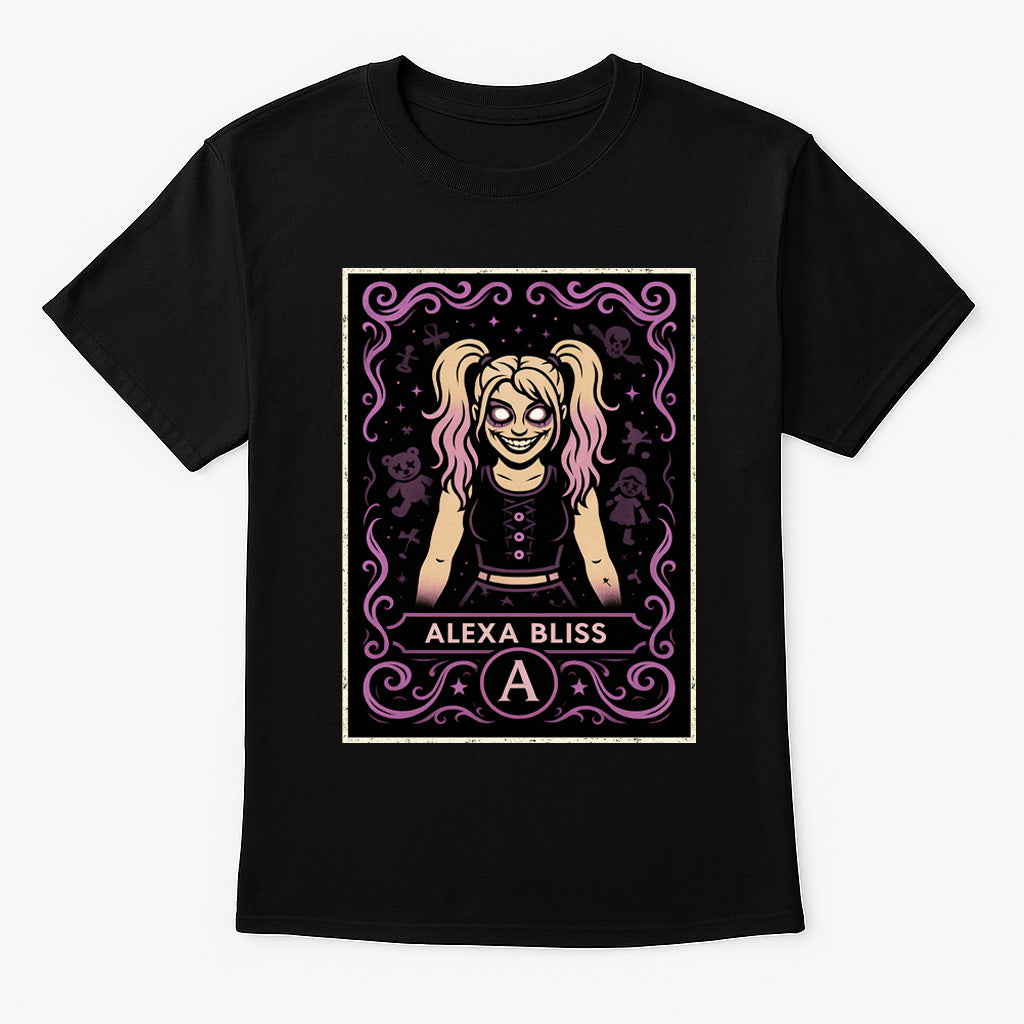 Alexa Bliss “Twisted” Unisex T-Shirt Wrestling Superstar Dark Dollhouse Graphic Tee