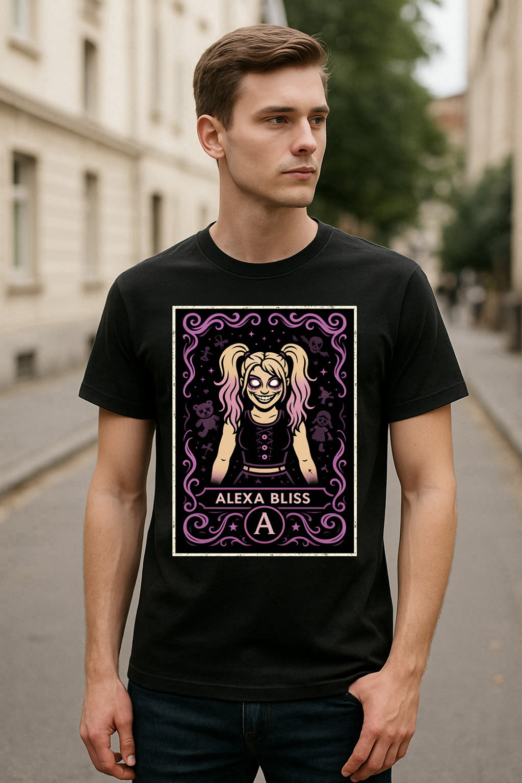 Alexa Bliss “Twisted” Unisex T-Shirt Wrestling Superstar Dark Dollhouse Graphic Tee