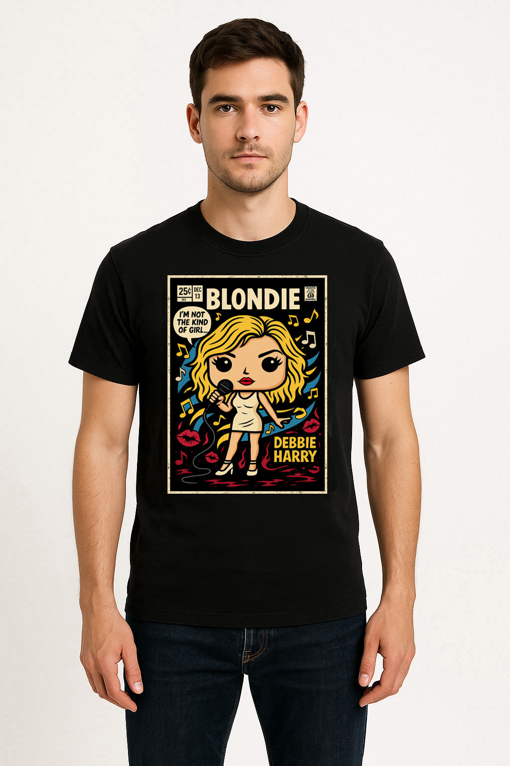 Blondie Debbie Harry New Wave Rock Funko Pop Style Unisex T-Shirt