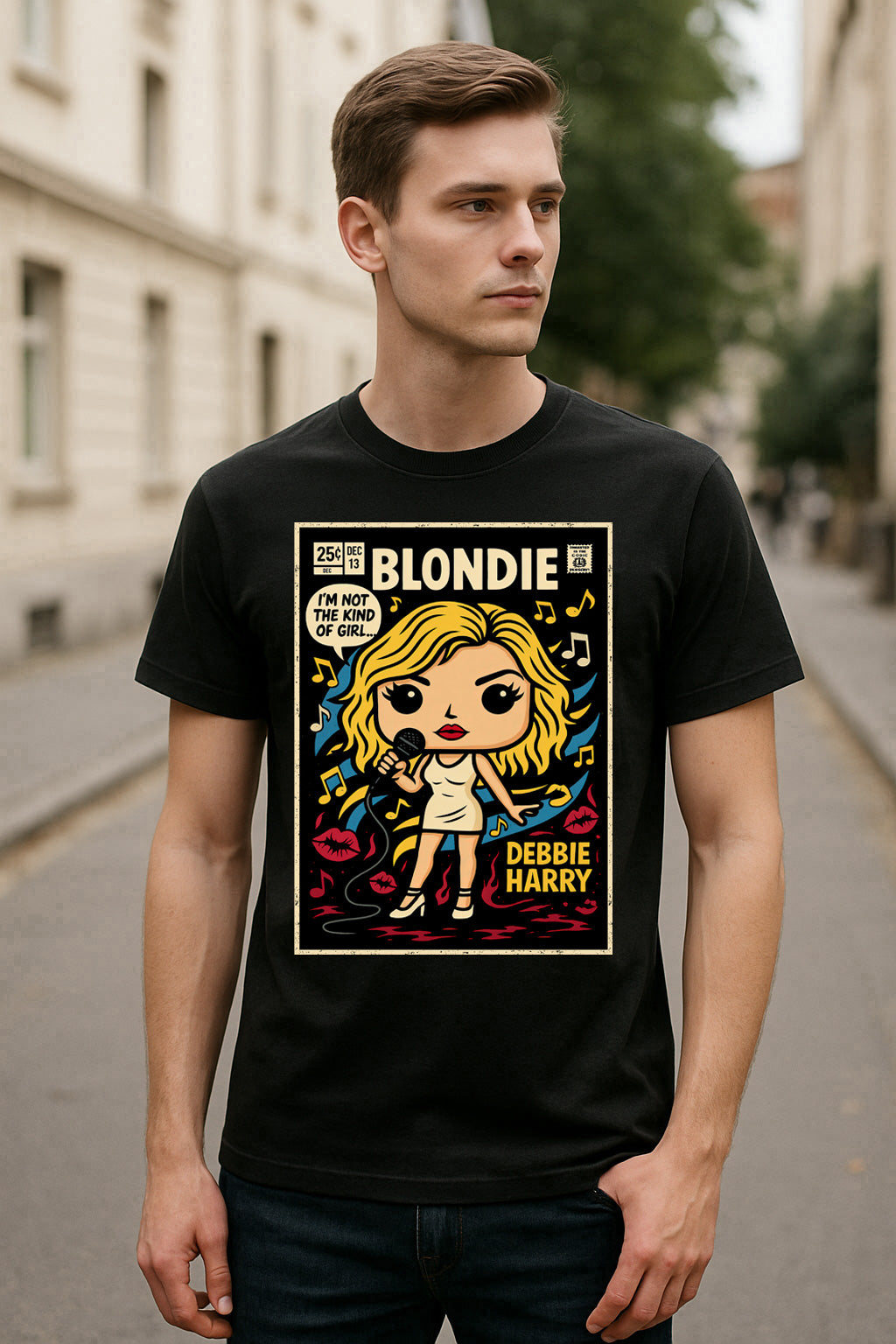 Blondie Debbie Harry New Wave Rock Funko Pop Style Unisex T-Shirt