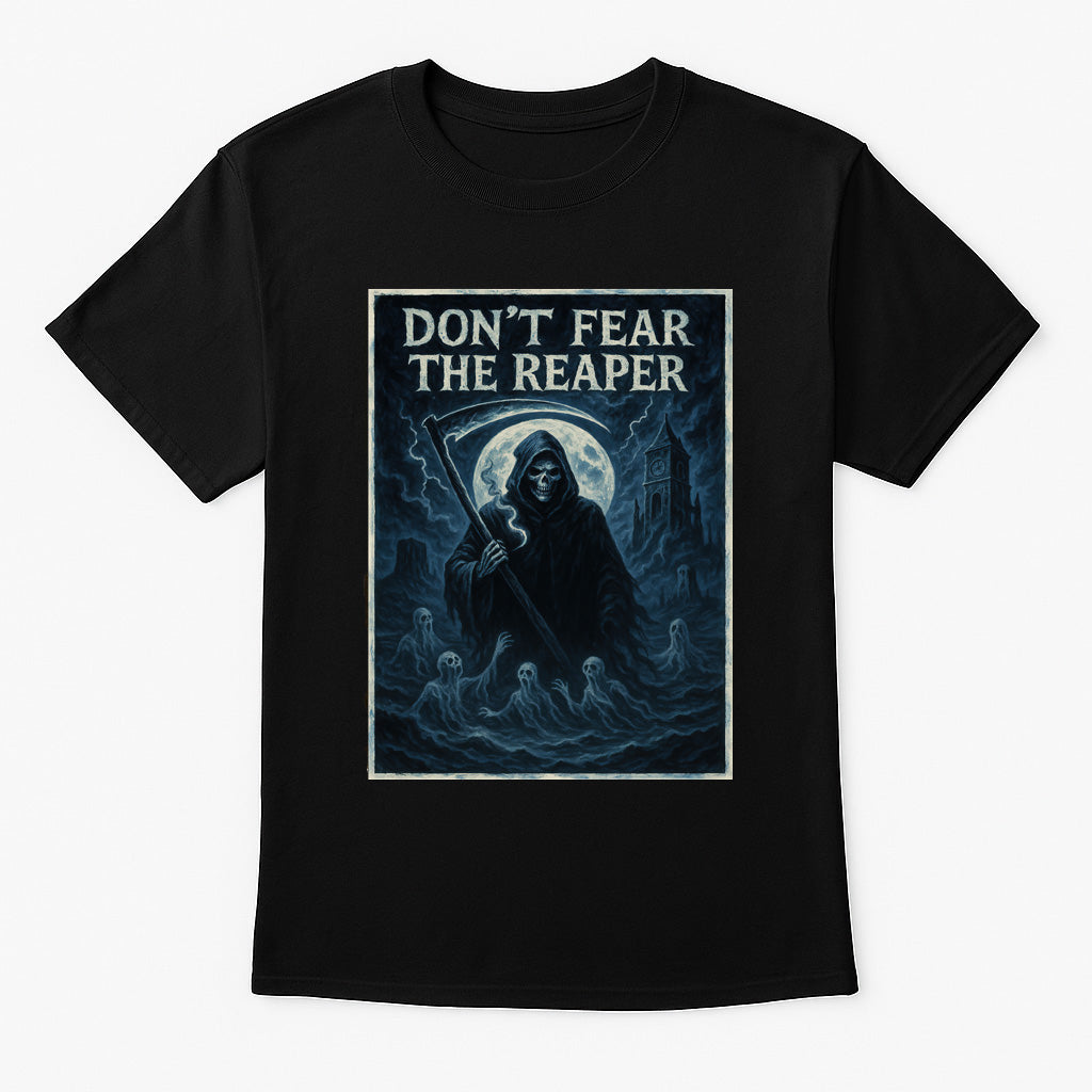 Blue Öyster Cult “Don’t Fear The Reaper” Unisex T-Shirt – Gothic Rock Grim Reaper Band Tee