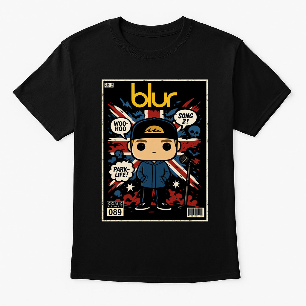 Blur Song 2 Britpop Rock Funko Pop Style Unisex T-Shirt