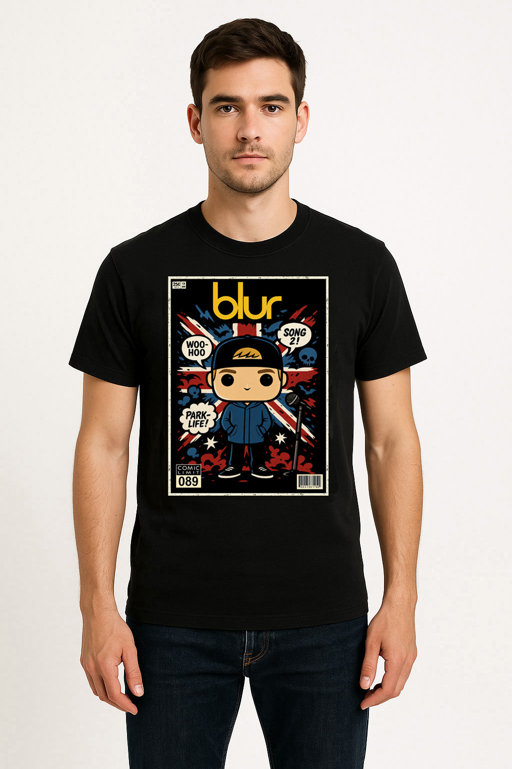 Blur Song 2 Britpop Rock Funko Pop Style Unisex T-Shirt