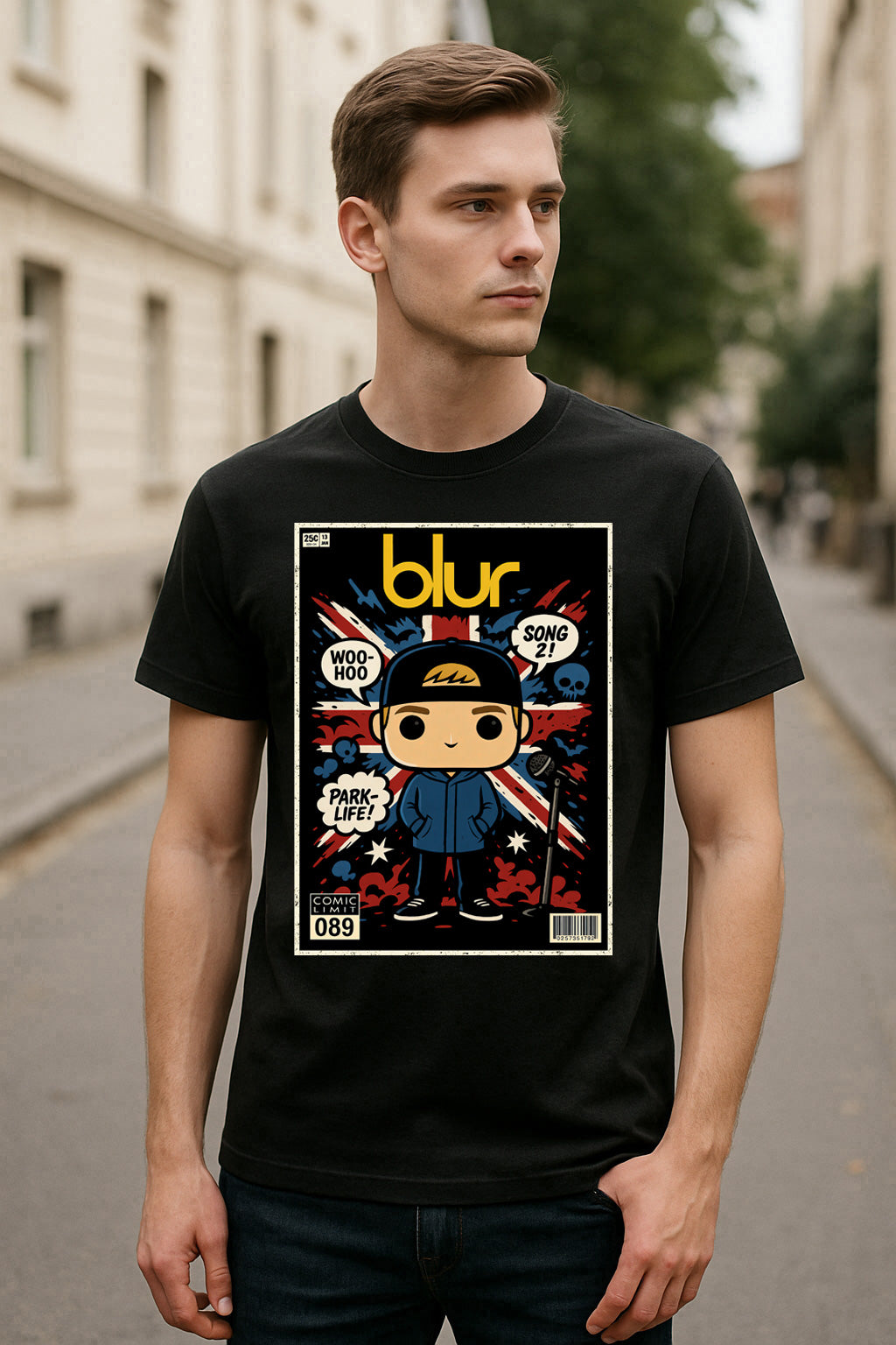 Blur Song 2 Britpop Rock Funko Pop Style Unisex T-Shirt