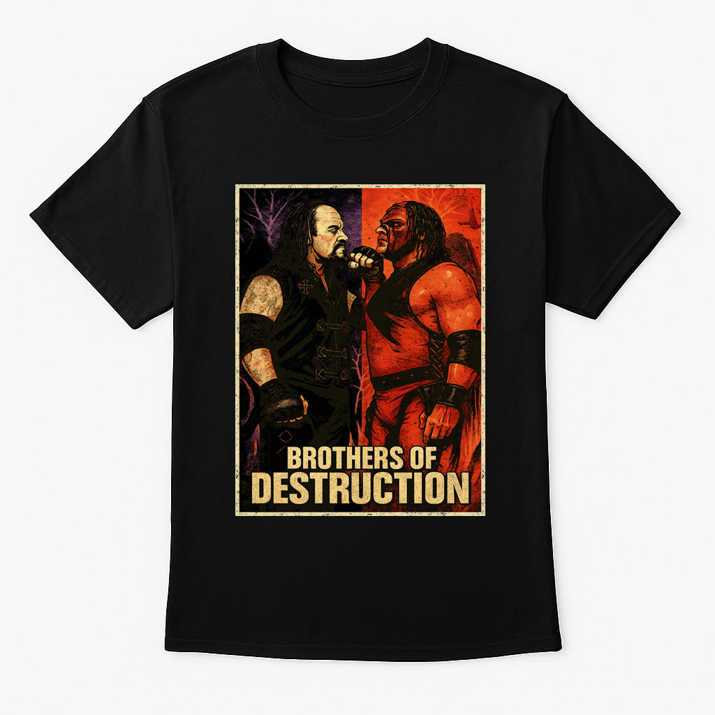Brothers of Destruction Vintage Wrestling Unisex T-Shirt WWE Legends