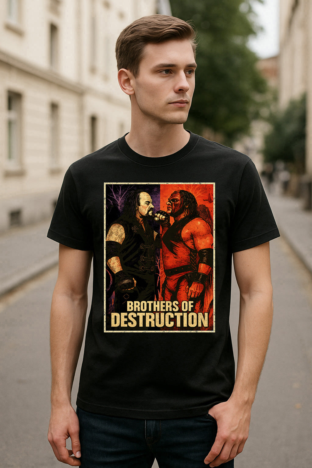 Brothers of Destruction Vintage Wrestling Unisex T-Shirt WWE Legends