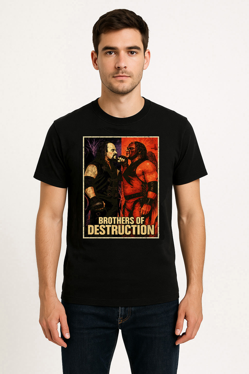 Brothers of Destruction Vintage Wrestling Unisex T-Shirt WWE Legends
