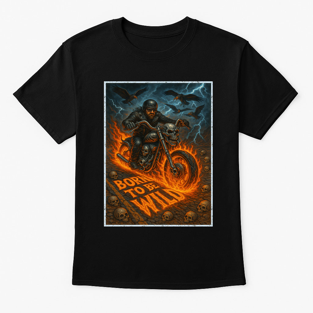 Steppenwolf Born to Be Wild Unisex T-Shirt | Classic Rock Biker Tee
