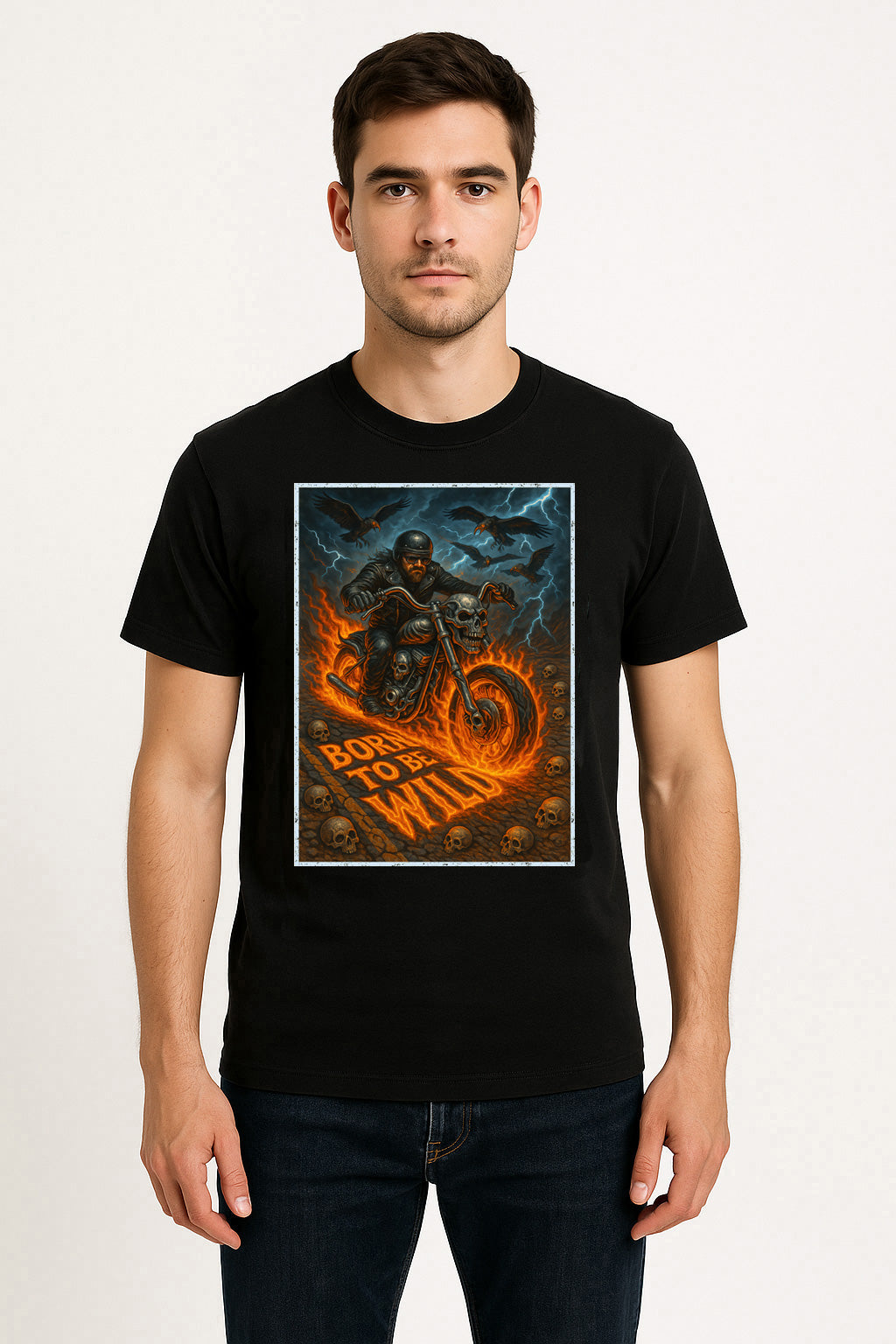 Steppenwolf Born to Be Wild Unisex T-Shirt | Classic Rock Biker Tee