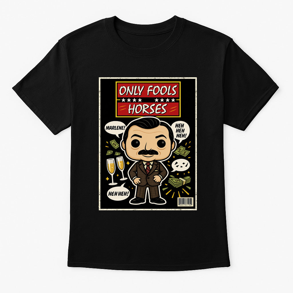 Boycie “Heh Heh Heh” T-Shirt – Only Fools and Horses Retro Cartoon Tee