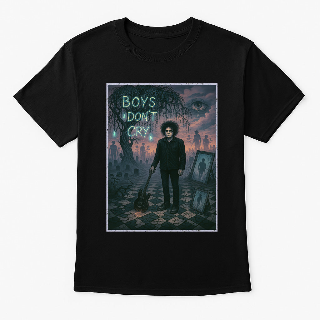 The Cure Boys Don’t Cry Unisex T-Shirt | Gothic New Wave Music Tee