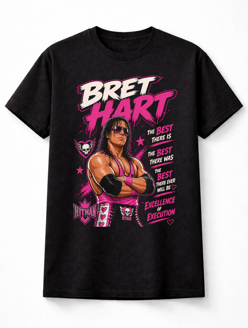 Bret Hart Hitman Best There Is Wrestling Legend Unisex T-Shirt