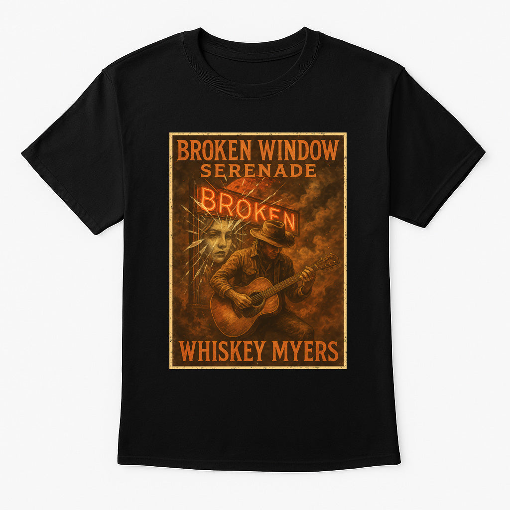Whiskey Myers Broken Window Serenade Unisex T-Shirt | Southern Rock & Americana Tee