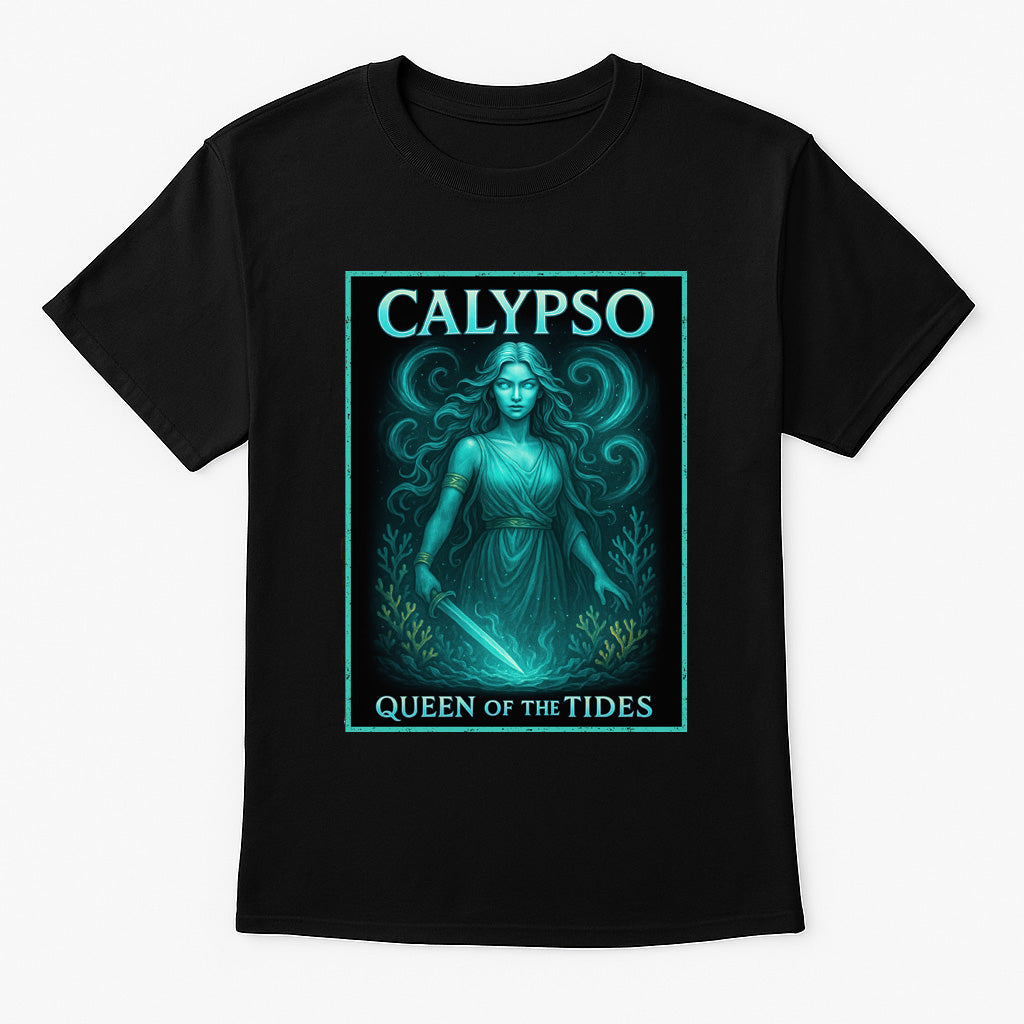 Calypso Queen of the Tides Unisex Ocean Goddess T-Shirt