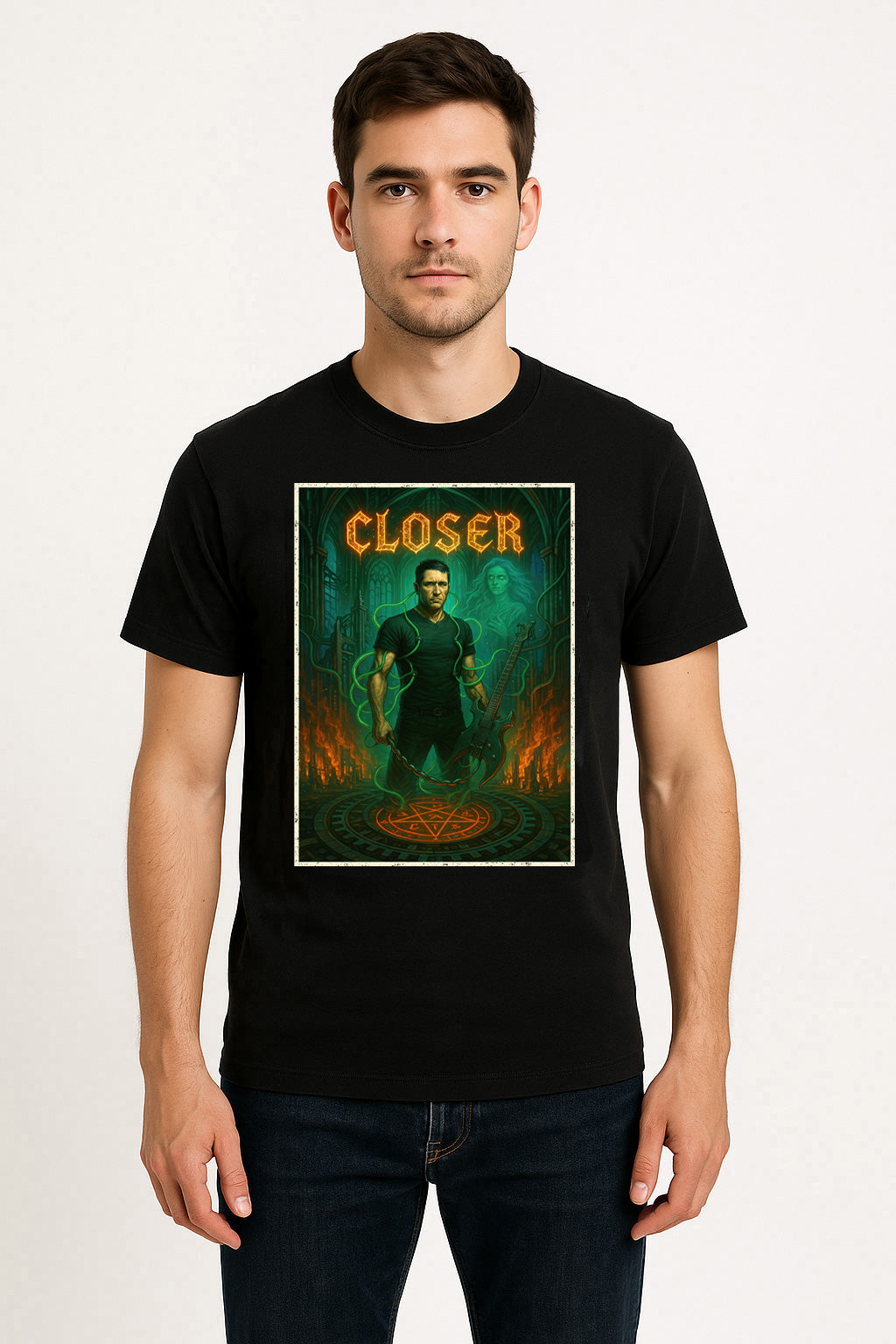 Nine Inch Nails – Closer Unisex T-Shirt Industrial Rock Band Merch Tee